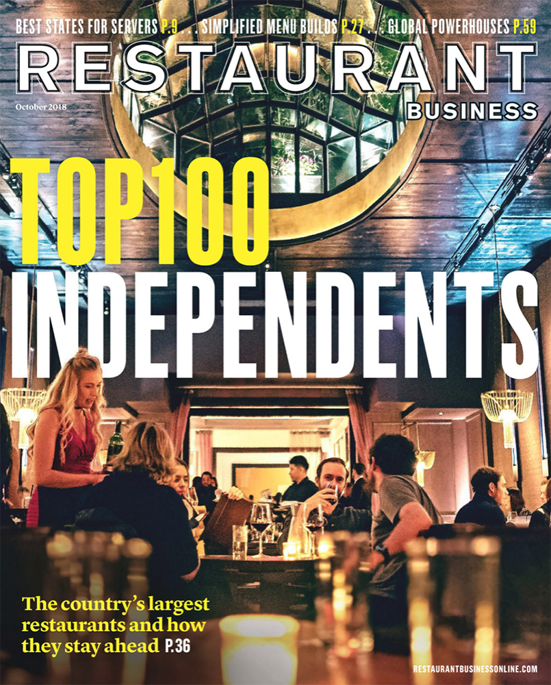 Restaurant Business Magazine October 2018 Issue