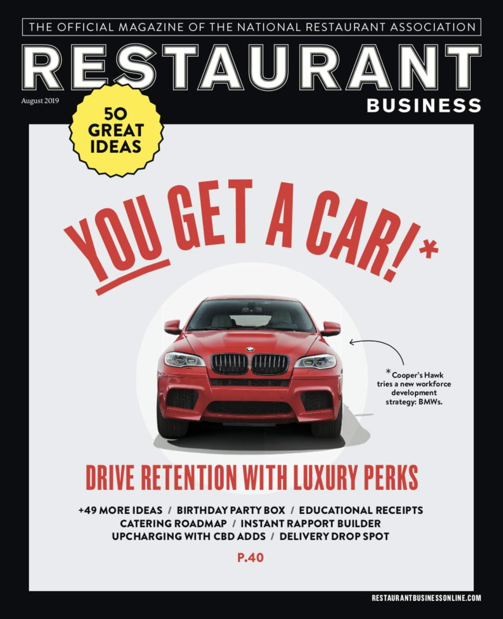Restaurant Business Magazine August 2019 Issue